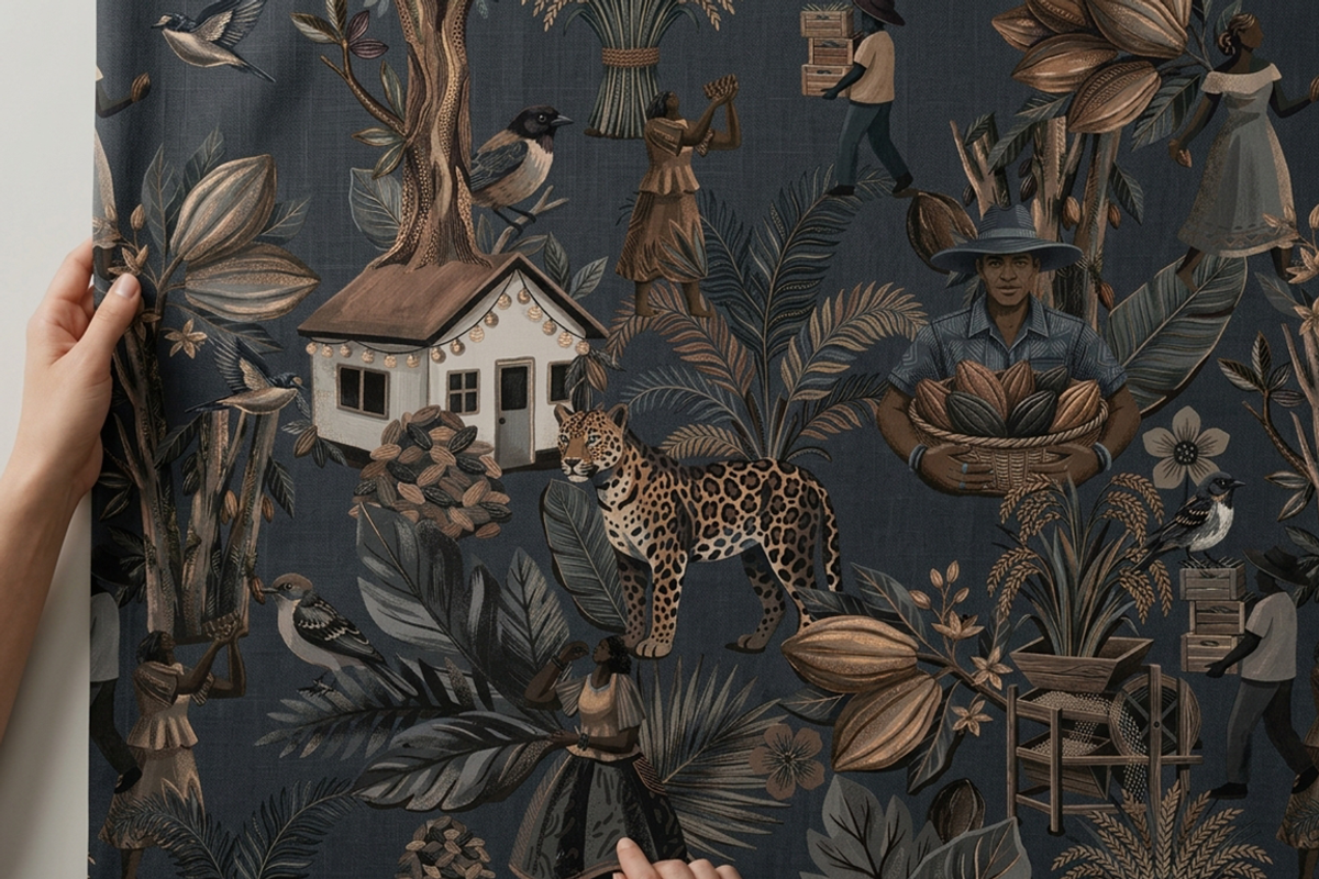 Cacao Luxury Pattern design, a Pattern Graphic by Luiz da Rolt Grathwohl (Photo 12 of 20)