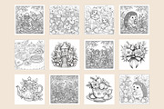 15 Strawberry Forest Coloring Pages, an Animal Illustration by NataliMiasStore (Thumbnail 3 of 3)