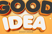 3D Text Effect Curved Style, a Layer Style Add-On by Mockmenot (Thumbnail 3 of 3)