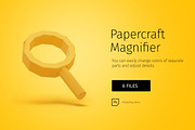 Papercraft Magnifier, an Object Graphic by TITO (Thumbnail 1 of 2)