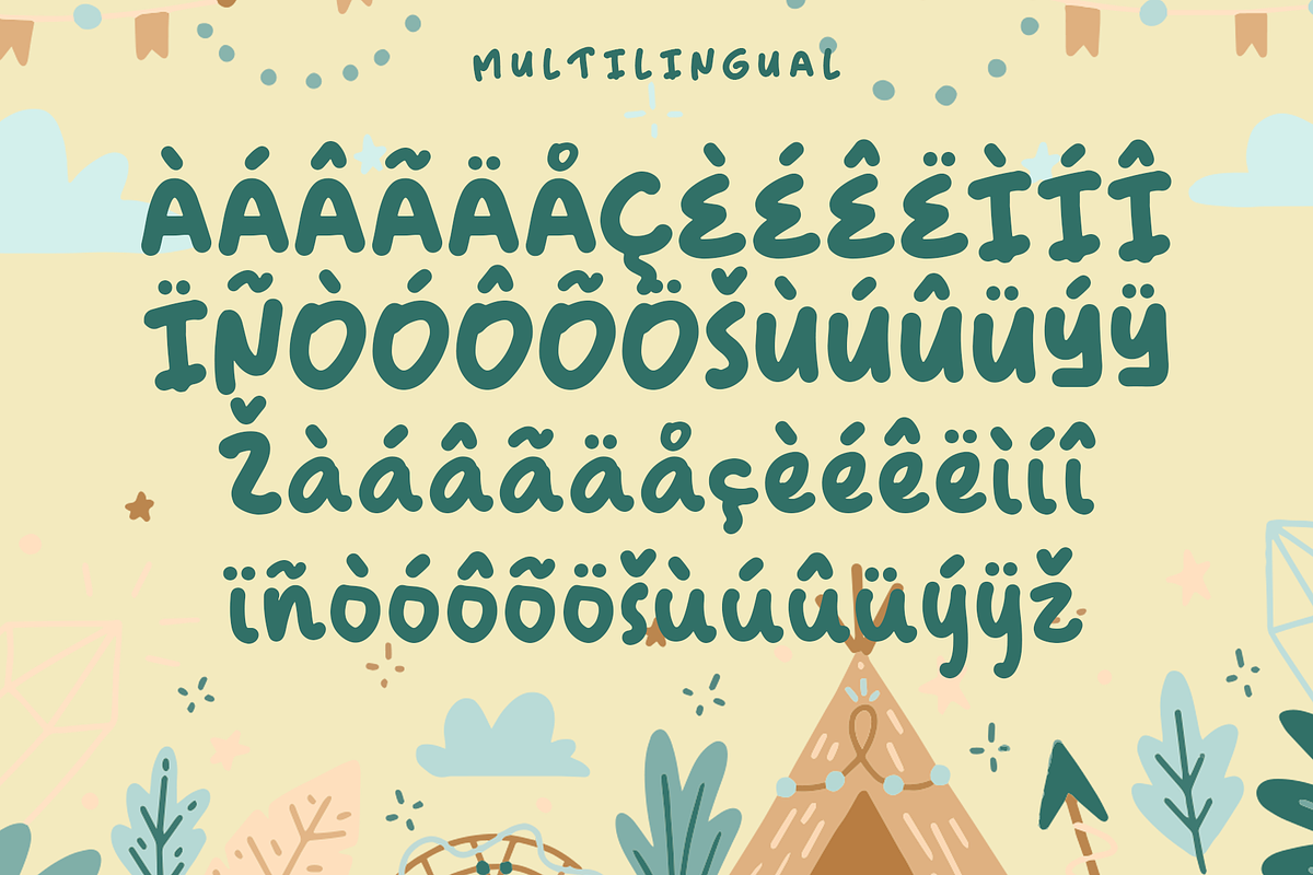 Cupcat - A Cute Handwritten Font, a Handwritten Font by overlaytemplates (Photo 7 of 7)