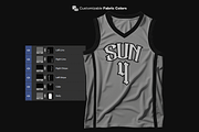 Basketball Jersey & Shorts Mockup, a Shirt Mockup by Mocktopia (Thumbnail 5 of 12)