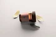Amber Glass Pills Bottle Mockups, a Cups & Container Mockup by pmvch (Thumbnail 16 of 20)