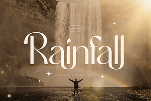 Rainfall - Elegant Display Font