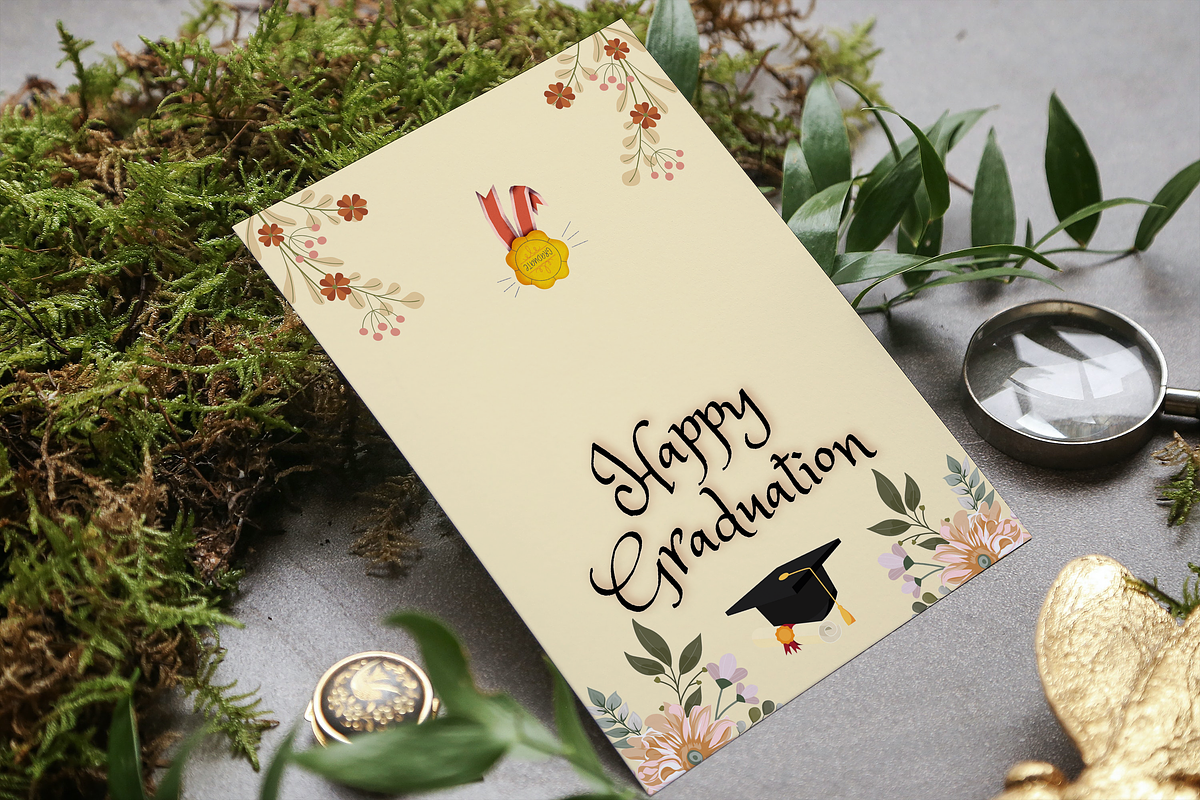 Printable Graduation Card, a Card Template by DesignTreasureID (Photo 2 of 2)