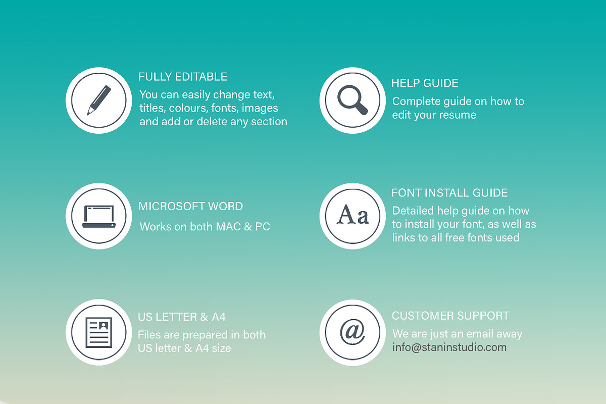 Resume Teamplate Healthcare, a Resume Template by Stanin Studio (Photo 10 of 10)