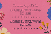The Sunday Receipt Font Duo, a Handwritten Font by elvinova (Thumbnail 13 of 13)