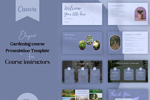 Gardening Coarse Presentation Canva
