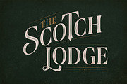 Devils Cut - Vintage Label Typeface, a Serif Font by Surplus Type Co (Thumbnail 8 of 9)