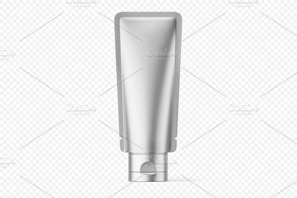Metallic Cosmetic Tube PSD Mockup, a Packaging Mockup by LoopAll (Photo 4 of 5)