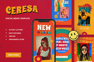 Ceresa Instragram Template, a Social Media Template by Creatchees.std
