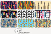 70 New York City seamless pattern, a Pattern Graphic by Poppy Lane Studio (Thumbnail 9 of 10)