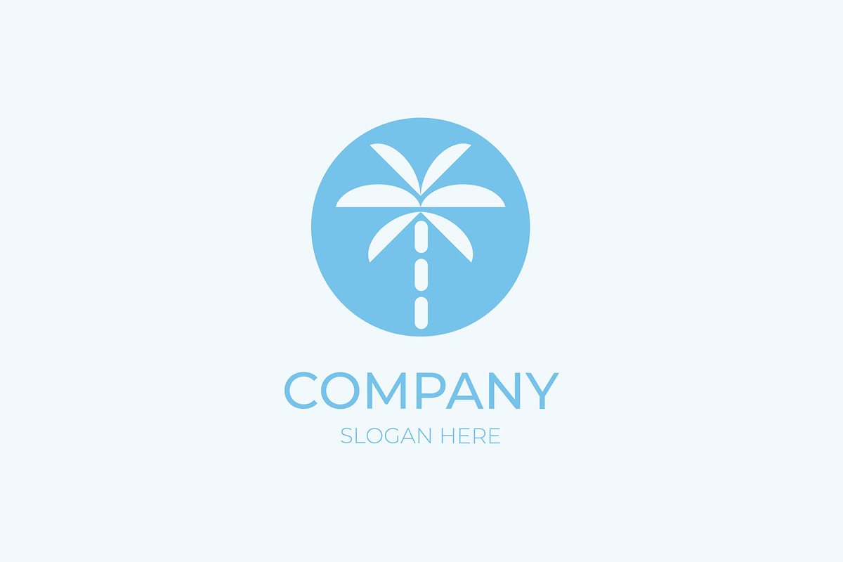 Tropical beach coconut tree logo, a Branding & Logo Template by Medianeka (Photo 1 of 3)