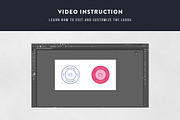 10 Circular Photography Logos/Badges, a Branding & Logo Template by WellMadePixel (Thumbnail 5 of 5)