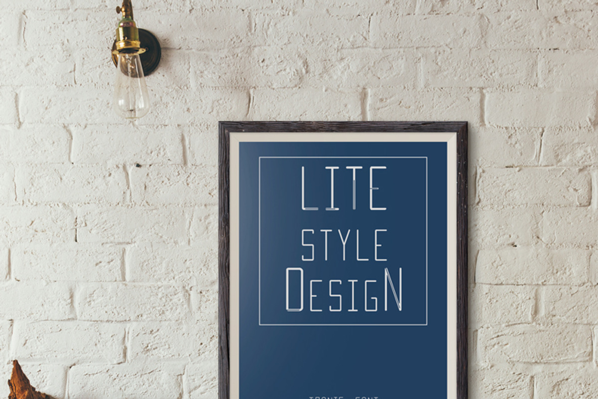 New TRONIC font, a Font by Life For Photo (Photo 6 of 9)