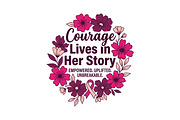 Breast cancer warrior t-shirt design, an Object Graphic by jahid234 (Thumbnail 3 of 3)