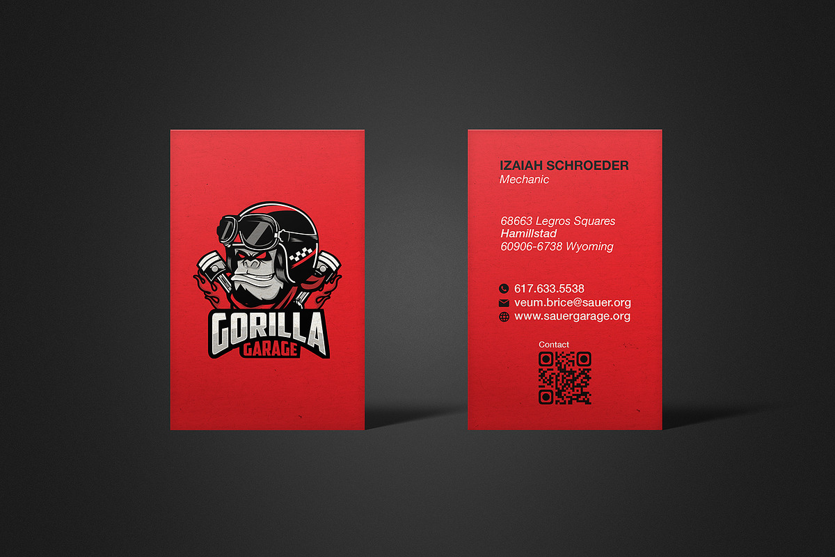 Vertical Double Sided Card Mockup x4, a Product Mockup by SmartDesigns (Photo 9 of 9)