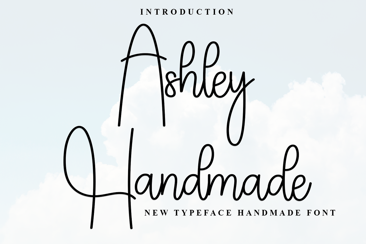 Ashley Handmade, a Handwritten Font by FreshTypeINK (Photo 1 of 8)
