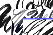 35 Lettering Brushes for Procreate, a Brush Add-On by PicByKate (Thumbnail 8 of 14)