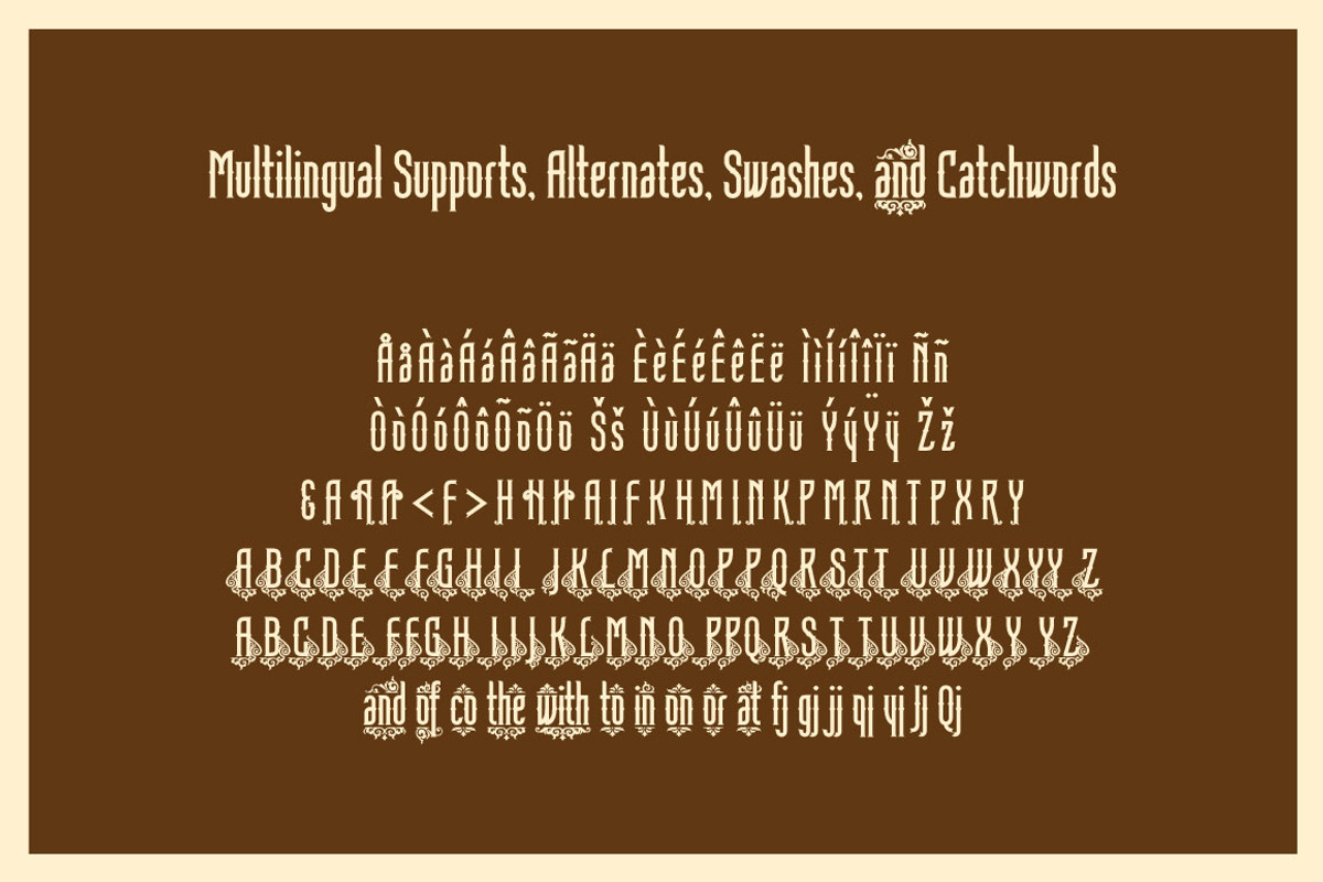 Skiltmaler Typeface, a Serif Font by Juru Rancang Studio (Photo 4 of 5)