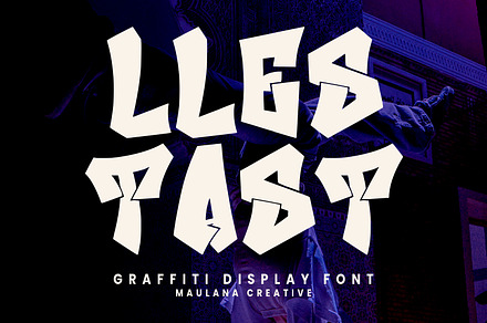 Llestast Graffiti Display Font, a Handwritten Font by Maulana Creative
