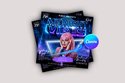 Midnight Vibes DJ Club Night Flyer, a Flyer Template by Posterfello (Thumbnail 2 of 4)