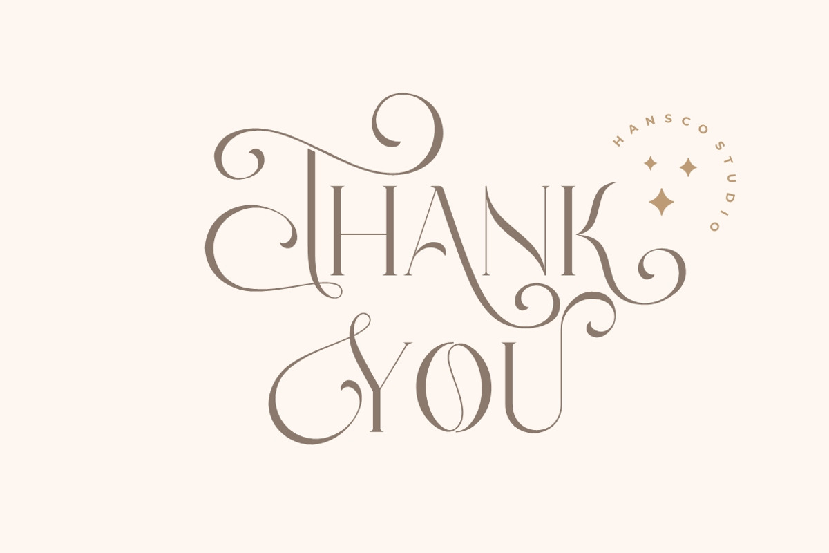 Romantic Serif - Elegant Classy Font, a Font by HansCo Studio (Photo 15 of 15)