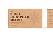 Carton Box Mockup, a Packaging Mockup by Ram Studio LLC (Thumbnail 6 of 16)
