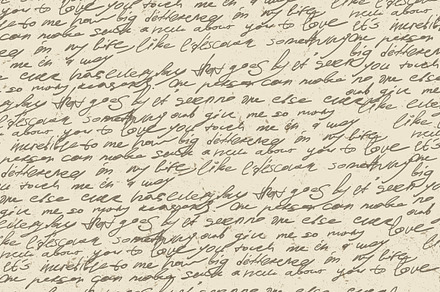 Illegible handwriting seamless