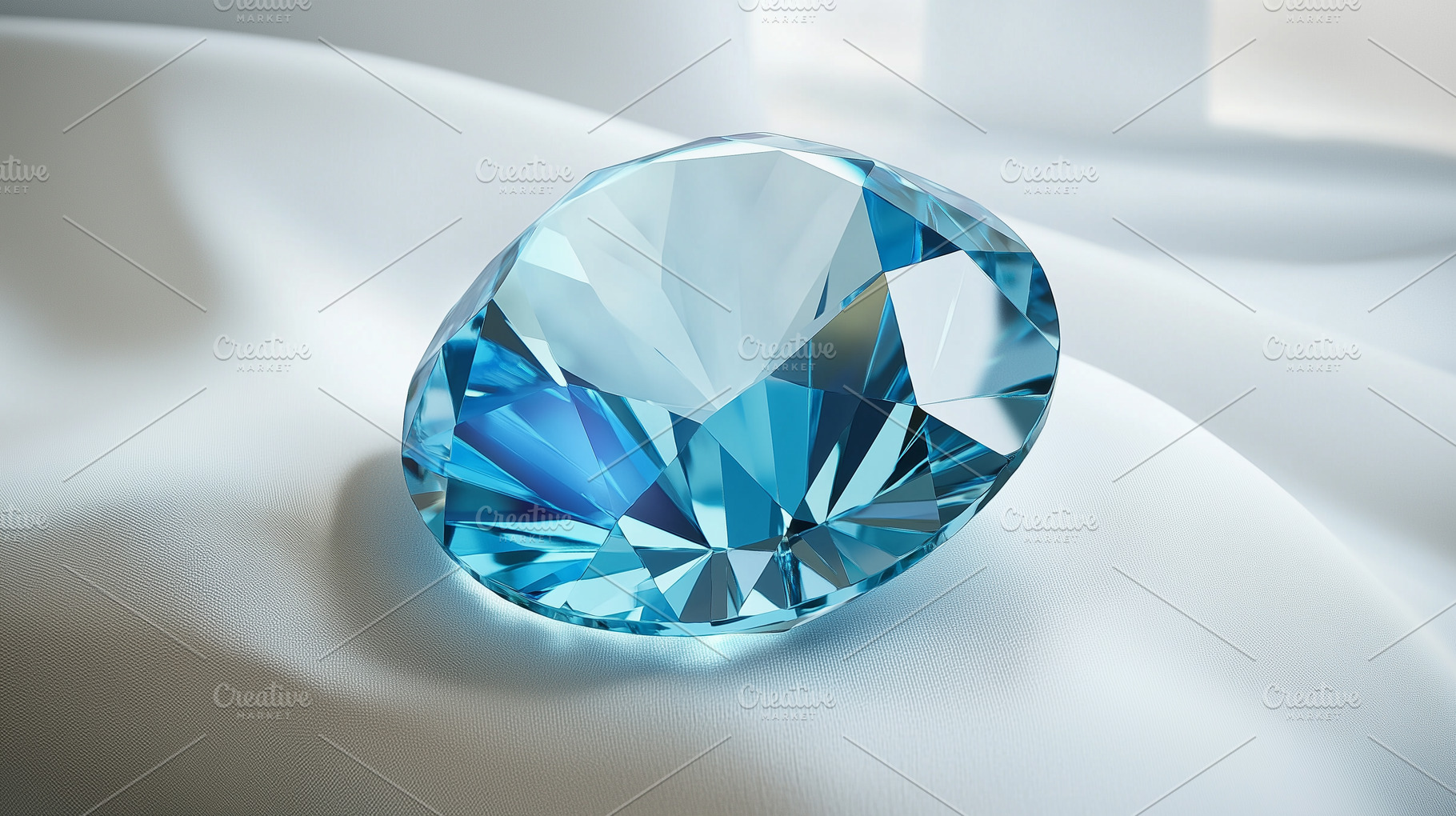 Brilliant blue gemstone sparkles, a Background Photo by MistyDay