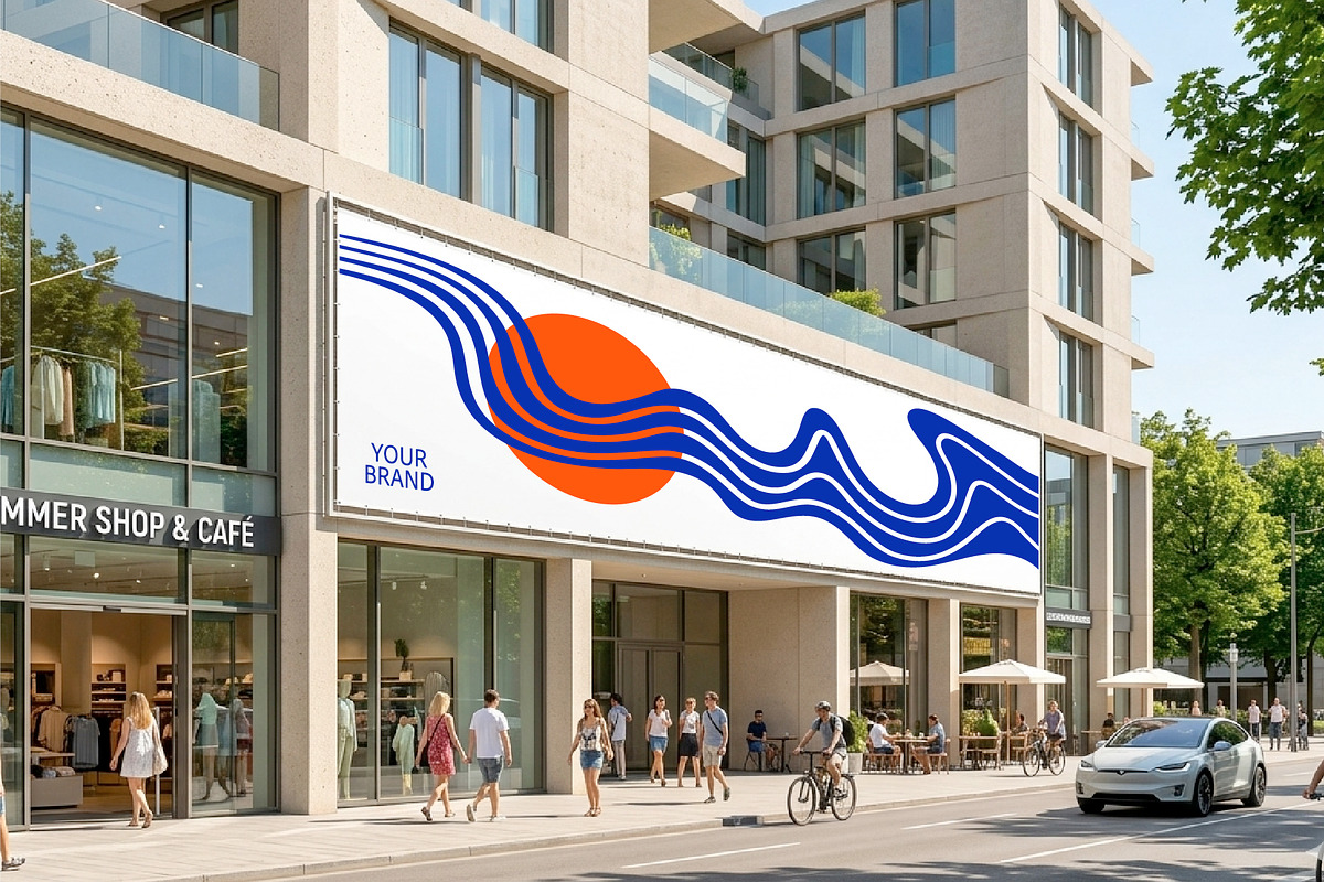 Wave and Sun. Abstract Designs, an Object Graphic by Lettering_Logo (Photo 7 of 8)