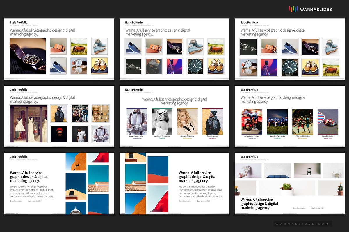 Portfolio PowerPoint Templates, a Presentation Template by Warna Works (Photo 6 of 27)
