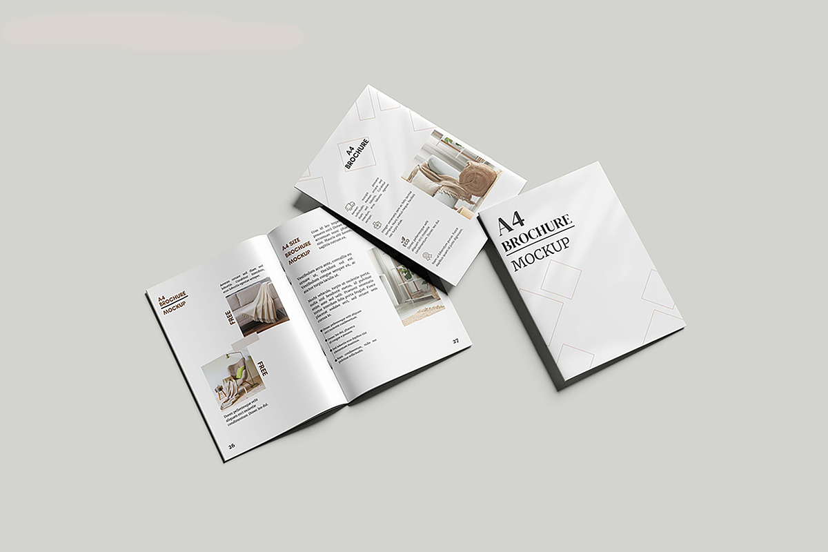 A4 Catalog Mockup, a Books & Magazine Mockup by NyakBiett (Photo 2 of 6)