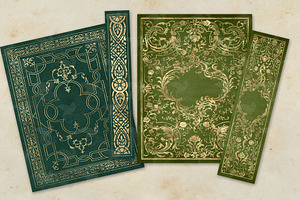 5x7 Ornate Book Covers