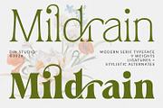 Mildrain, a Serif Font by din-studio.com (Thumbnail 1 of 10)