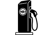EV Charging Station Icon Bundle, a Technology Illustration by jahid234 (Thumbnail 10 of 13)