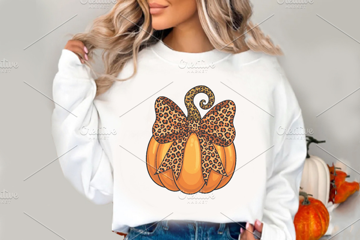 pumpkin coquette PNG, Halloween png, an Illustration by Watercolor design (Photo 1 of 4)