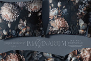 Dark Floral Luxury Wallpaper, a Wallpaper Graphic by paper aesthetic (Thumbnail 9 of 9)