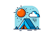 Camping Adventure Icon Set, an Object Graphic by Gfx_Store (Thumbnail 4 of 13)