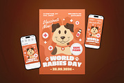 World Rabies Day Flyer Set, a Flyer Template by The Good Store (Thumbnail 1 of 2)