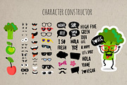 Cool fruits vector set, a Food Illustration by bioraven (Thumbnail 9 of 11)