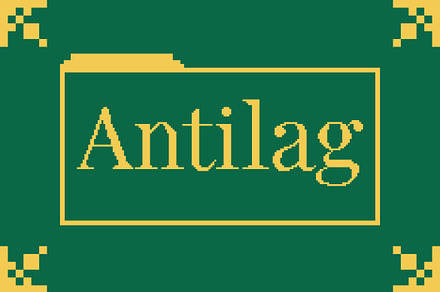 Antilag - Pixel Font, a Serif Font by Nian Keun Studio