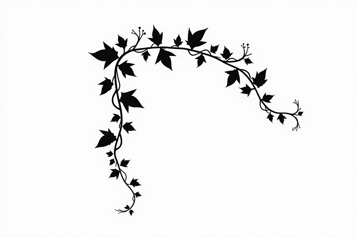 Elegant Leafy Corner Bundle, an Illustration by Creativeshirt (Photo 5 of 9)