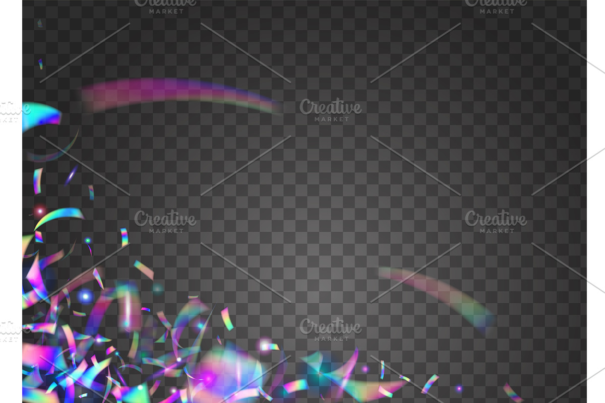 Birthday Burst. Purple Retro Ribbon, an Illustration by Holo Art