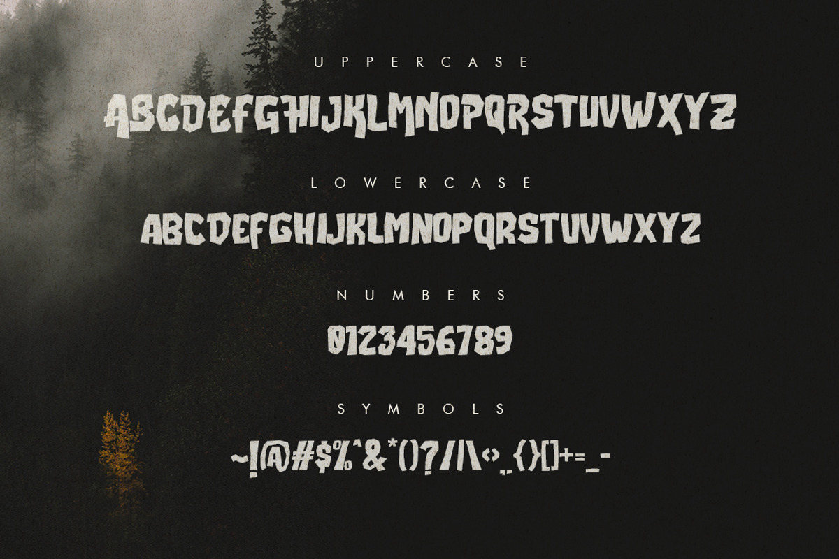 Buster Typeface, a Font by giemons™