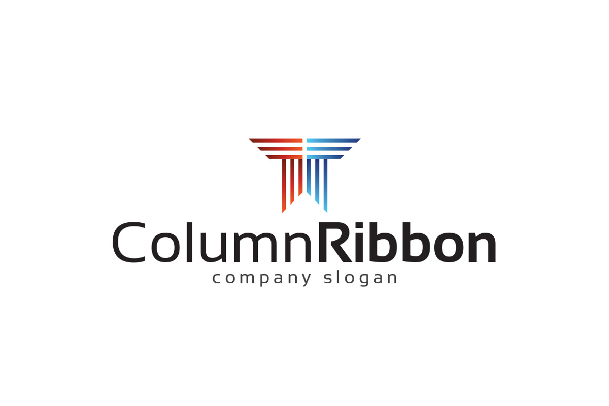 Column Ribbon Logo, a Branding & Logo Template by EmilGuseinov (Photo 2 of 2)