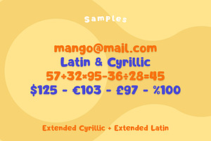 Mango Cute Display Font