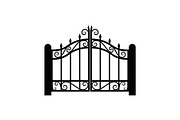 Ornate Wrought Iron Gate Vector Bund, an Illustration by Designs_River (Thumbnail 27 of 47)