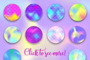 Mermaid Seamless Patterns Bundle, a Pattern Graphic by RabbitAndPencil (Thumbnail 6 of 11)