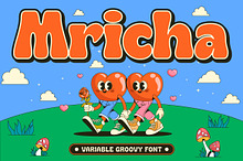 Mricha Variable Groovy Font
